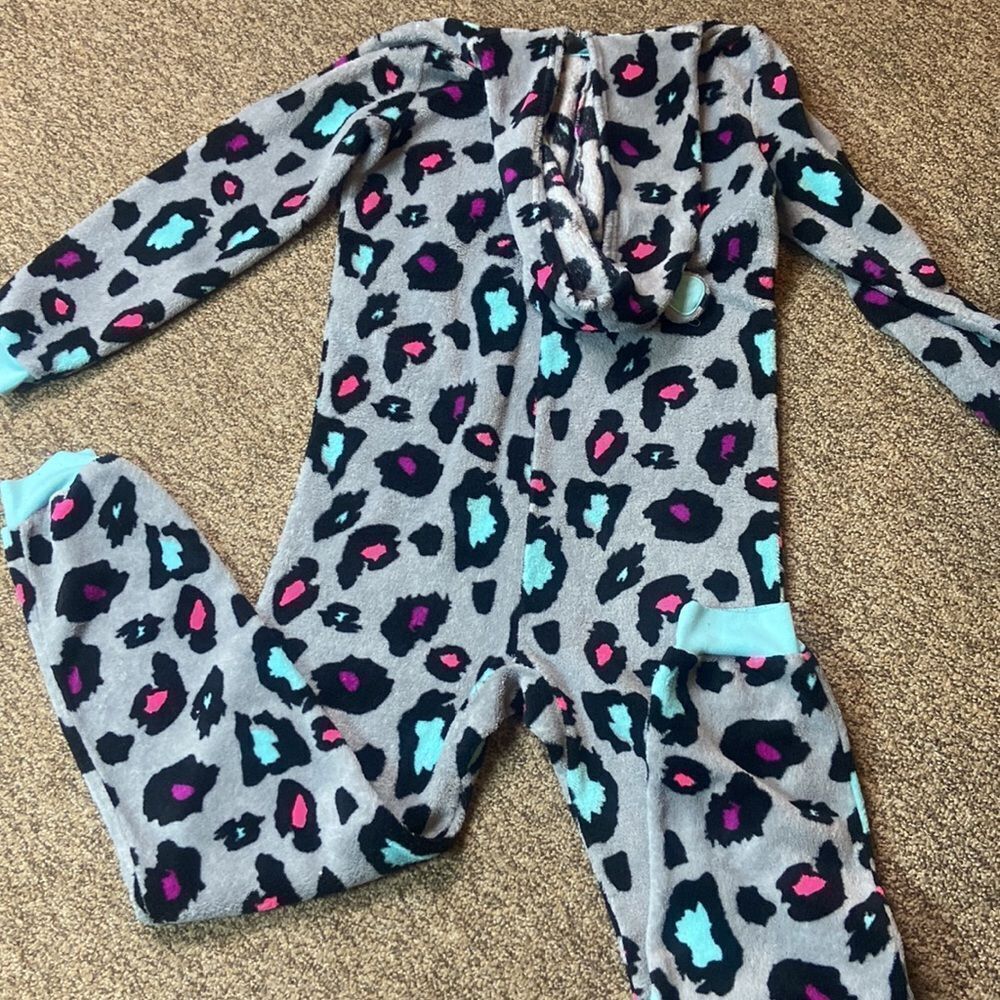 Total Girl Leopard Print Pijamas Junior Size XL 16